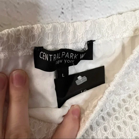 Revolve Central Park West Bristol Off Shoulder Dress White Size Large NWT - Picture 8 of 11